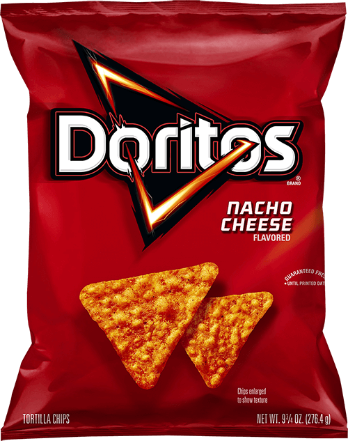 Doritos® Nacho Cheese Flavored Tortilla Chips - Doritos Nacho Cheese (500x633), Png Download