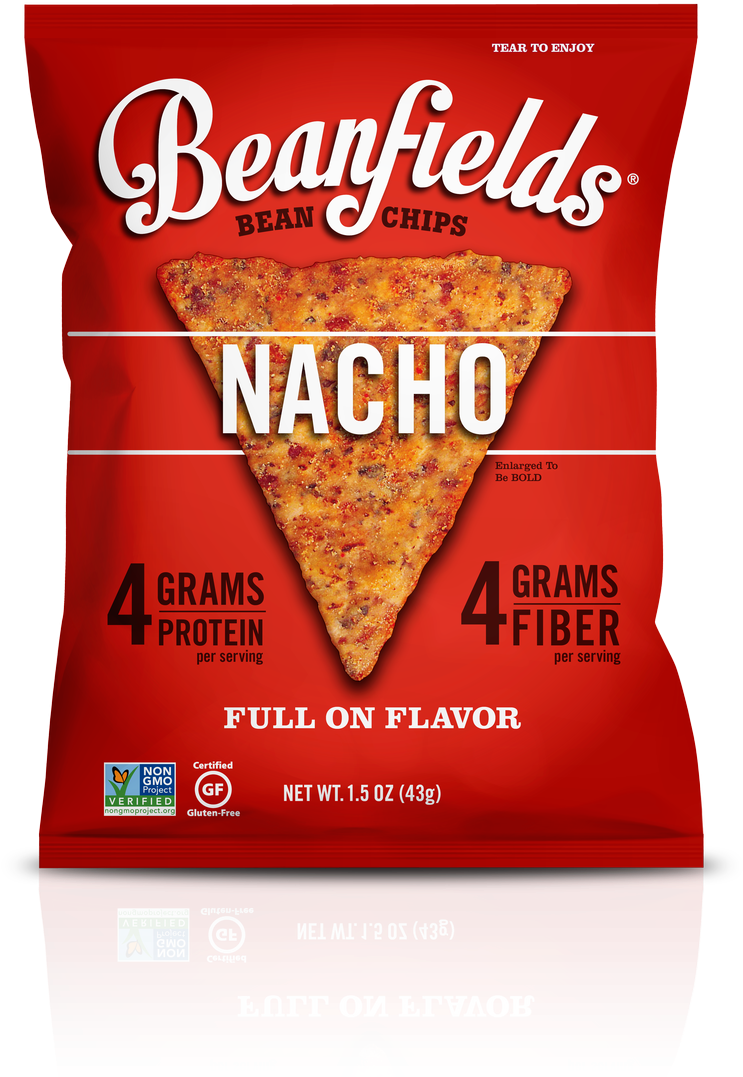 Beanfields-nacho - Black Bean Chips (1500x1200), Png Download