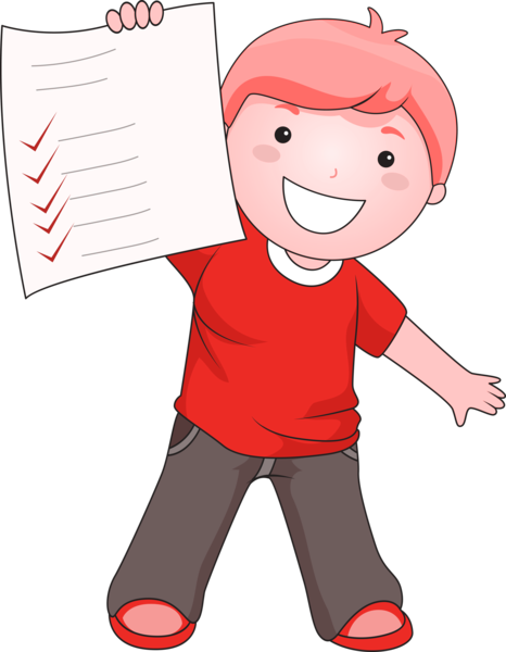 K-6 Report Cards To Be Sent Home Friday, January - Test Paper Clip Art (466x600), Png Download
