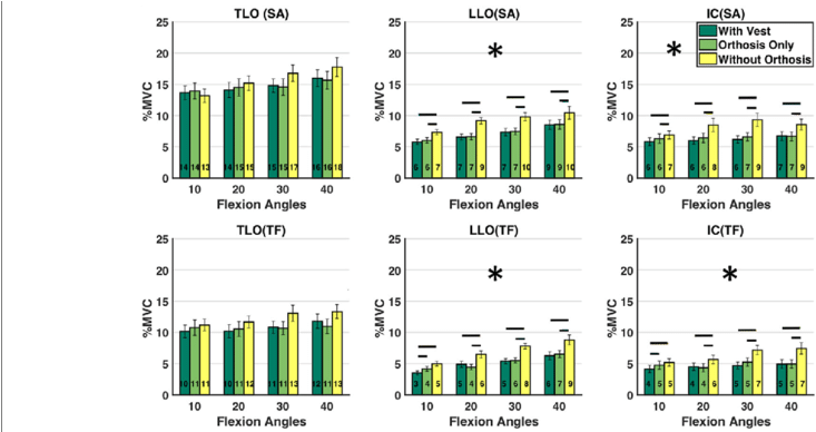 Average Muscle Activation Levels For Longissimus And - Muscle (850x387), Png Download