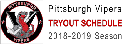 2018-2019 Nhaha Tryouts - Pittsburgh Vipers Hockey (600x343), Png Download