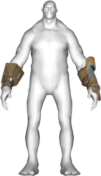 Super Mutant Arm Guards - The Vault (1200x756), Png Download