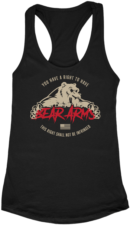 Bear Arms - Active Tank (616x960), Png Download