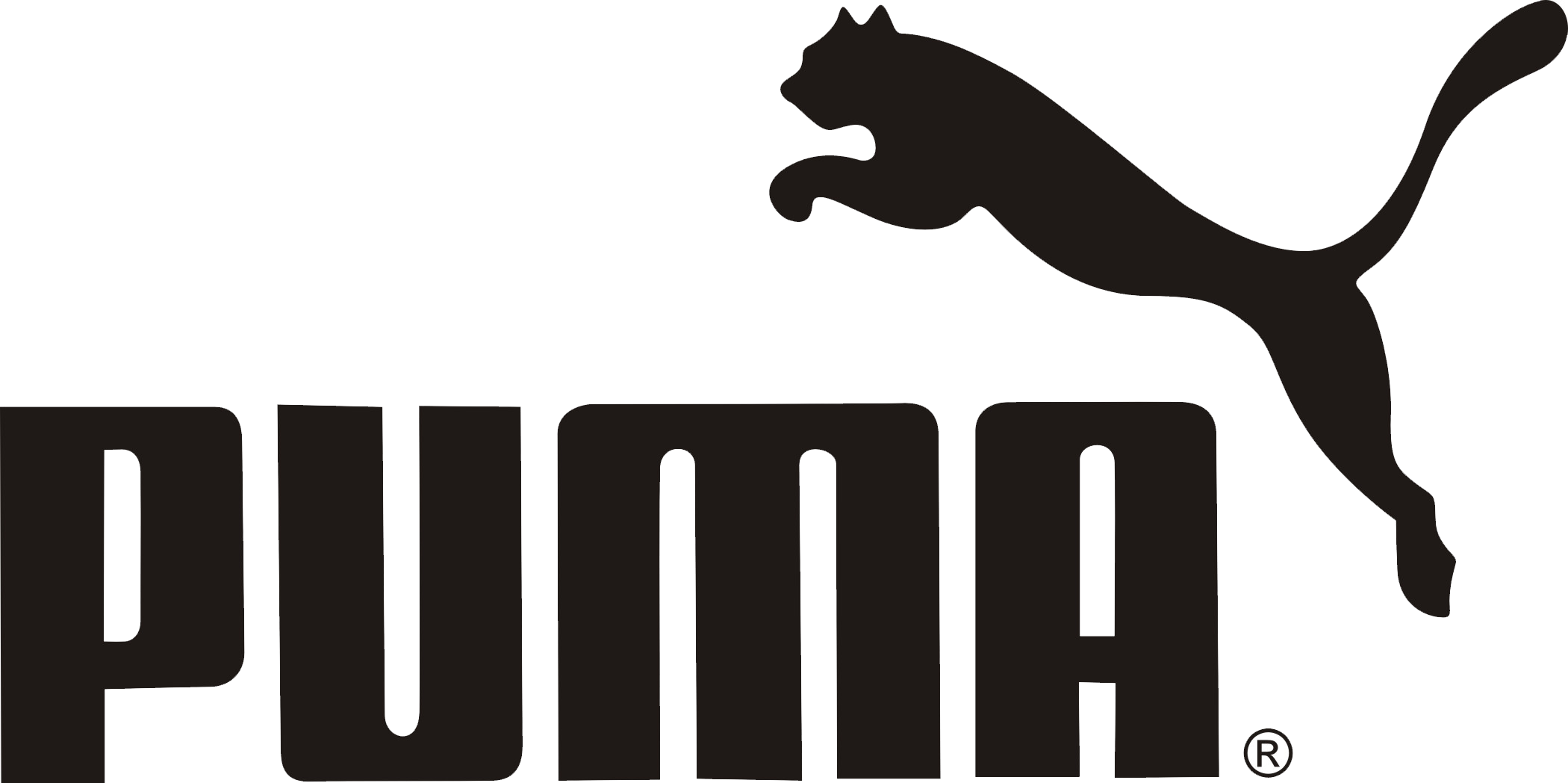 Puma Logo Png - Sports Brand Logo Png (2100x1048), Png Download