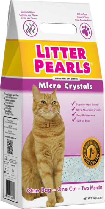 Ultra Pet Litter Pearls Micro Crystal Cat Litter - Ultra Pet Litter Pearls Micro Crystal Cat Litter - (353x700), Png Download