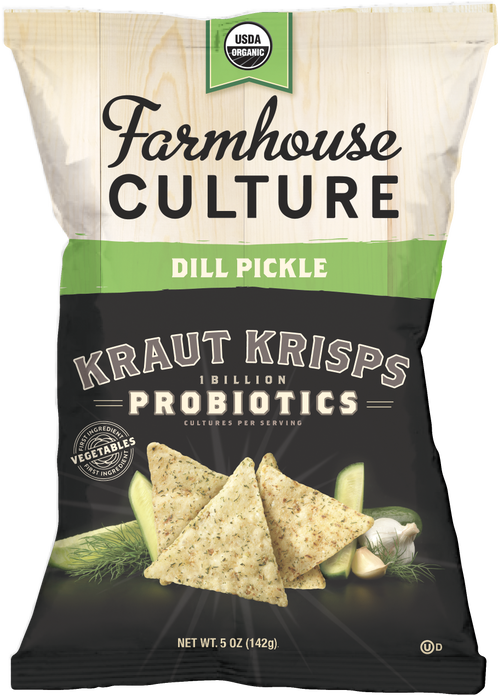 Just Like Our Immensely Popular Kraut And Gut Shots, - Farmhouse Culture Probiotic Chips (498x695), Png Download