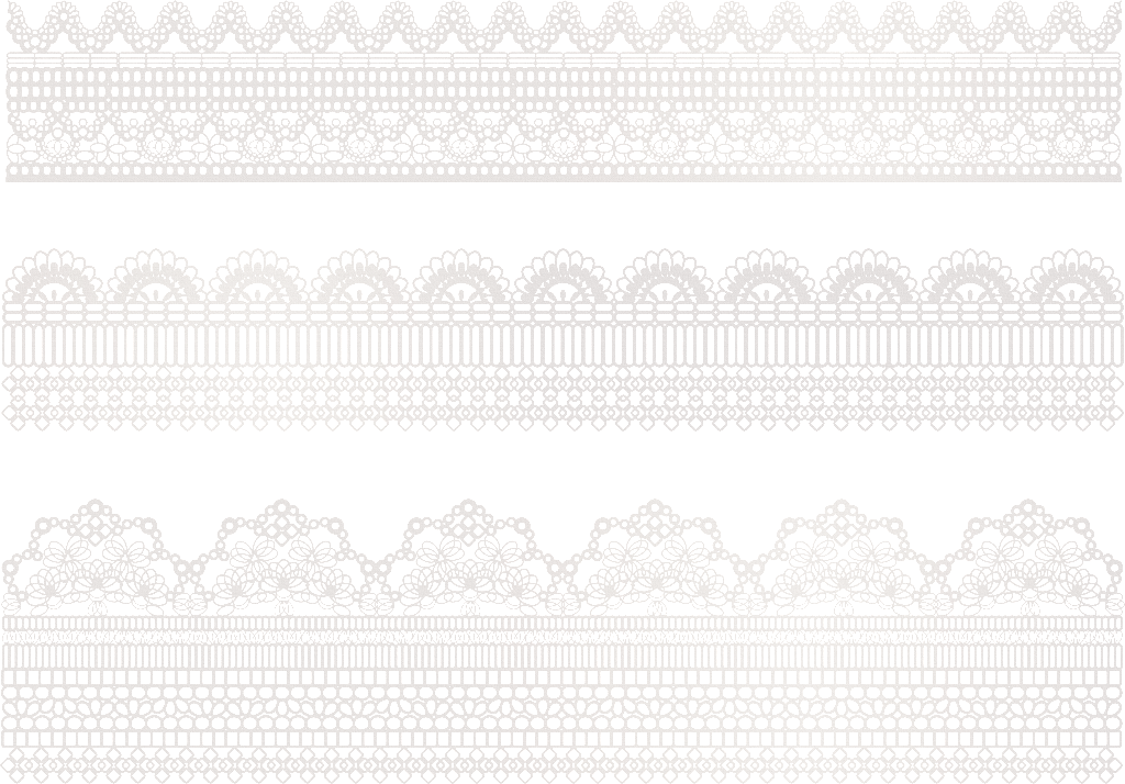 Lace Border Vector - Motif (1024x714), Png Download