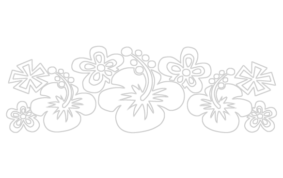 Flower Strip Png (584x368), Png Download