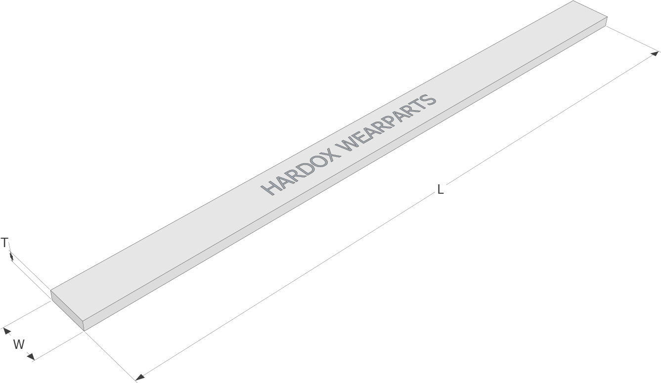 Wear Bars And Strips Straight Wear Strip - Bucket (1336x835), Png Download