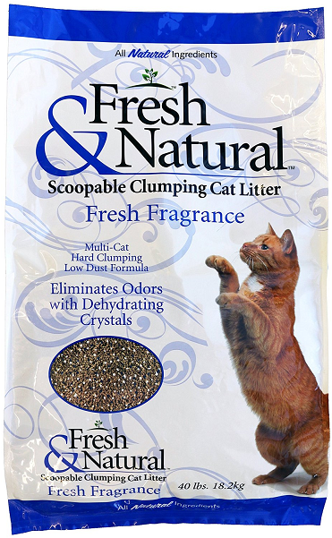 Fresh And Natural Scoopable Clumping Cat Litter - Fresh & Natural Scoopable Clay Cat Litter Fresh (600x600), Png Download