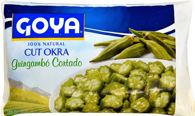 Goya Cut Okra, 16 Ounce 12 Per Case - Badia Goya Chicken Flavored Rice With Vermicelli ; (650x499), Png Download