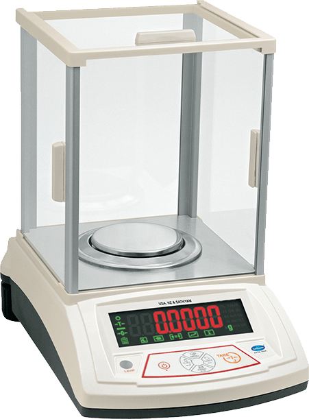 Hzf Precision Balance -side - Laboratory Weighing Balance Price (451x611), Png Download
