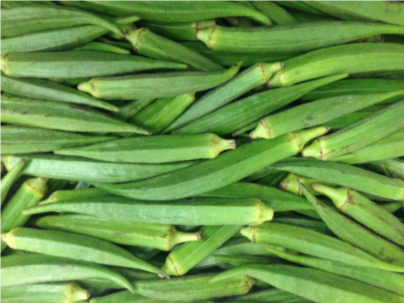 0 - Okra Vegetable In German (800x800), Png Download