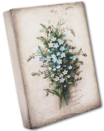 Forget Me Not Side - Sid Dickens Forget Me Not (364x460), Png Download