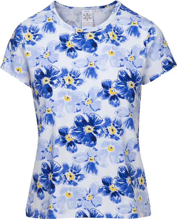 Forget Me Not Tee - Pansy (750x750), Png Download