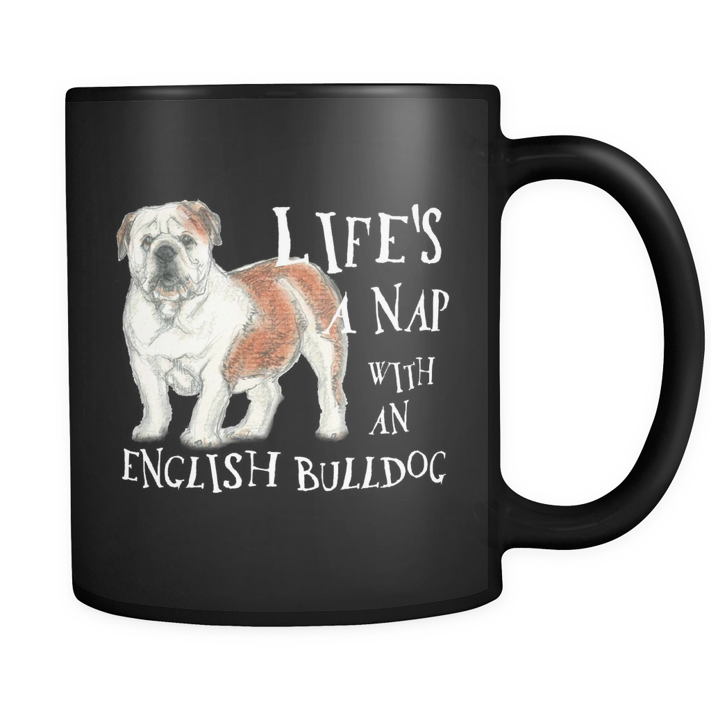 English Bulldog Mug - Its My Dna Bike (1024x1024), Png Download