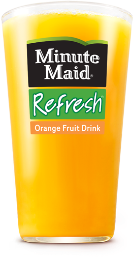 Minute Maid Refresh Orange (500x540), Png Download