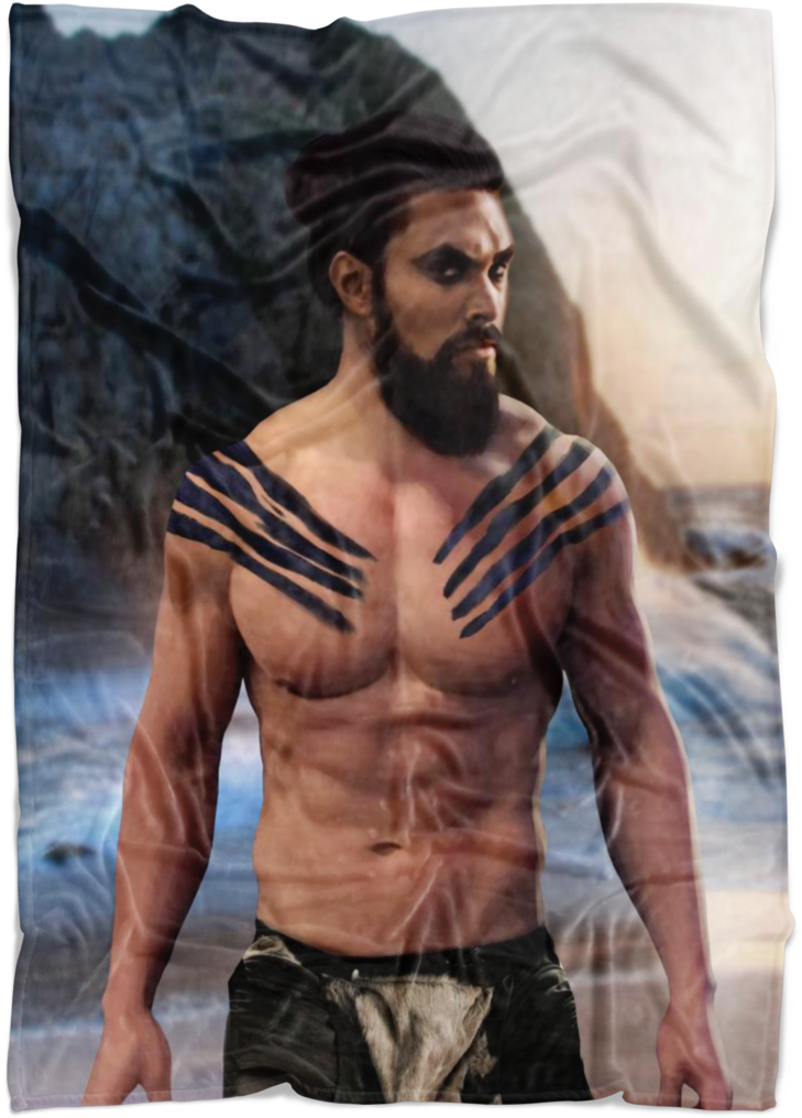 Khal Drogo Jason Momoa Sexy Ultra Soft Plush Fleece - Jason Momoa Sexy (1024x1024), Png Download