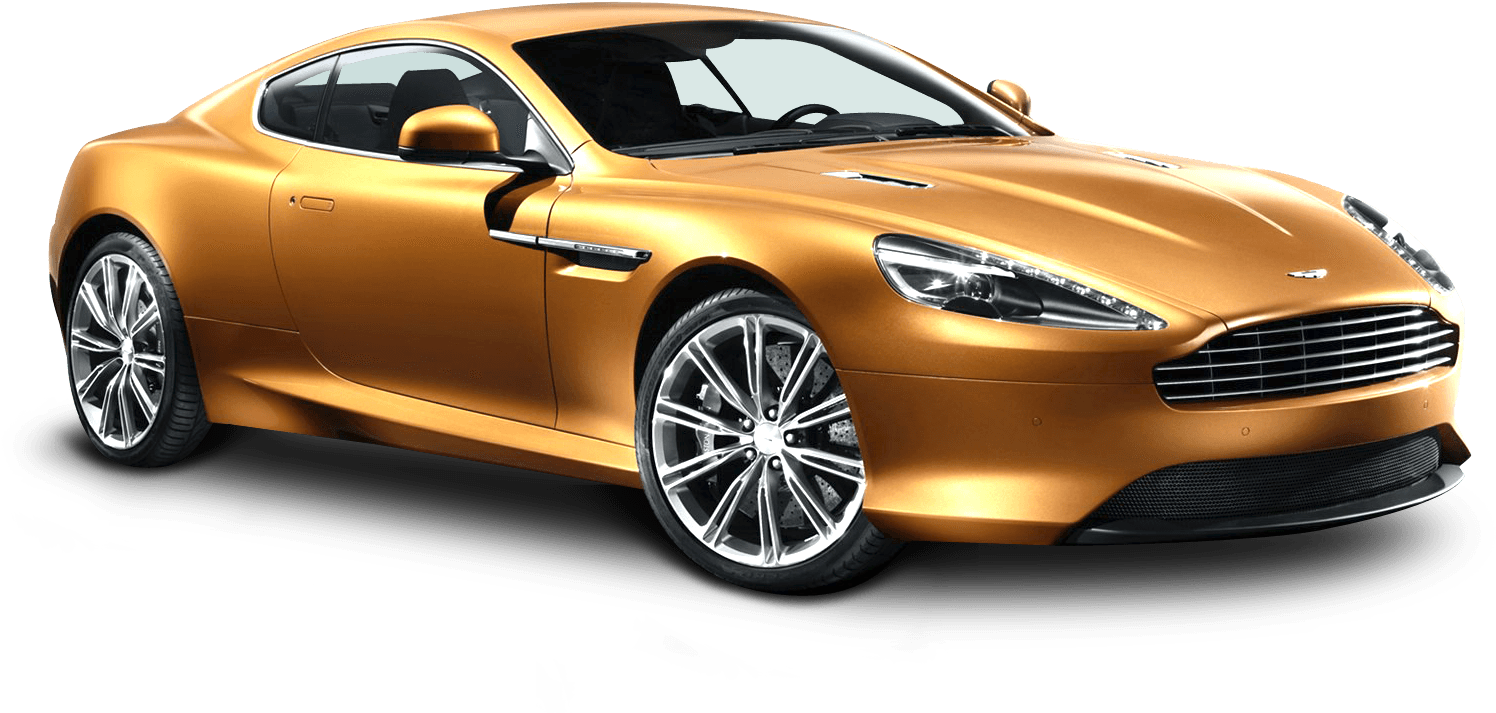 Gold Aston Martin Png - Aston Martin Db9 (1584x802), Png Download