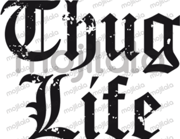 Thug Life Clipart Cigarette - Do Thug Life Png (640x480), Png Download