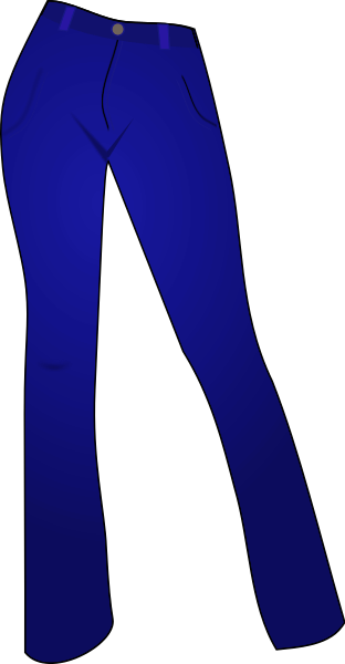 Moncler Jogging Pants In Blue For Men Clipart - Pants Clip Art Png (312x600), Png Download