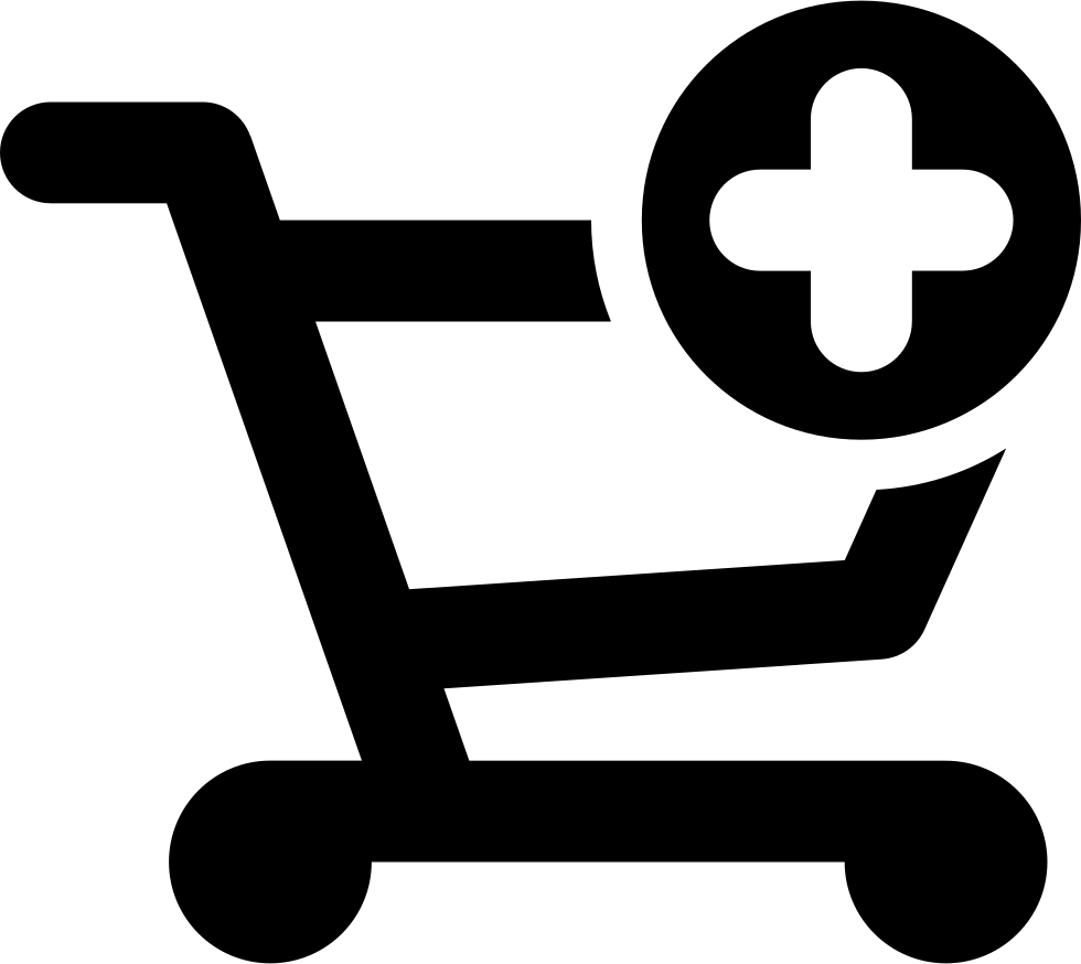 Cart Add - - Cart Icon Svg Add (980x874), Png Download