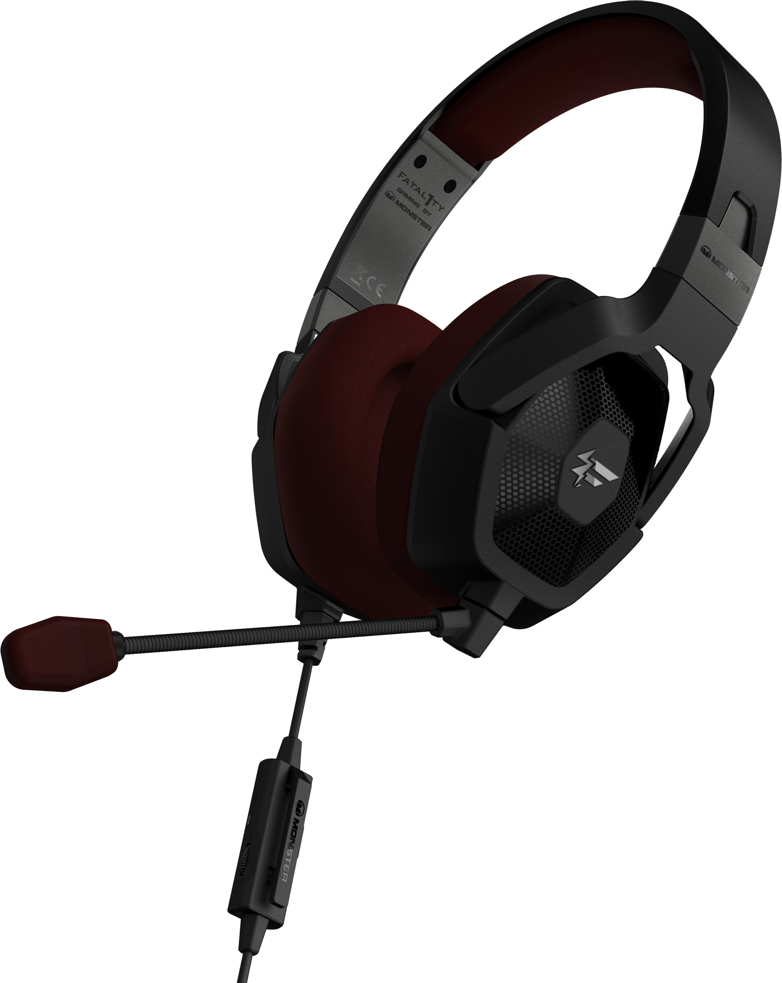 Monster Enters Esports Arena With Fatal1ty Headphone - Monster Fatality Fxm 100 (5000x3248), Png Download