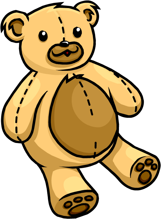 Teddy Bear Item - Club Penguin Teddy Bear (559x758), Png Download