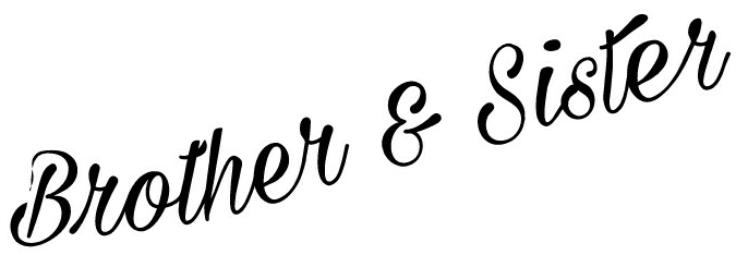 Report Abuse - Brother And Sister Png Text (686x234), Png Download