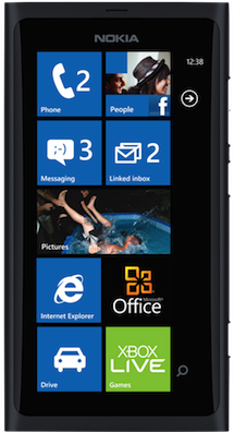 Nokia Lumia 800 Diagnosis - Nokia Lumia 800 In Black (400x400), Png Download