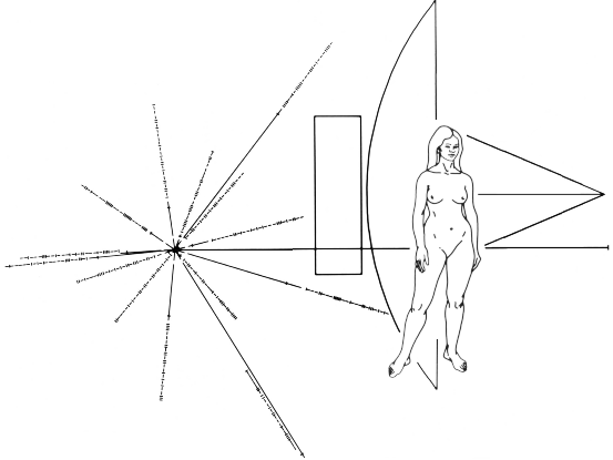 Strikeout Sister - Pioneer Plaque (553x415), Png Download