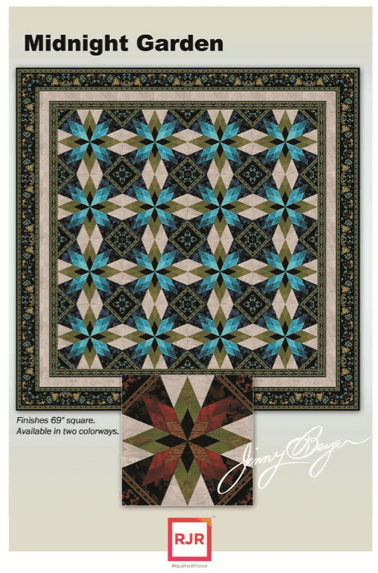 Midnight Garden Quilt - Garden (900x900), Png Download