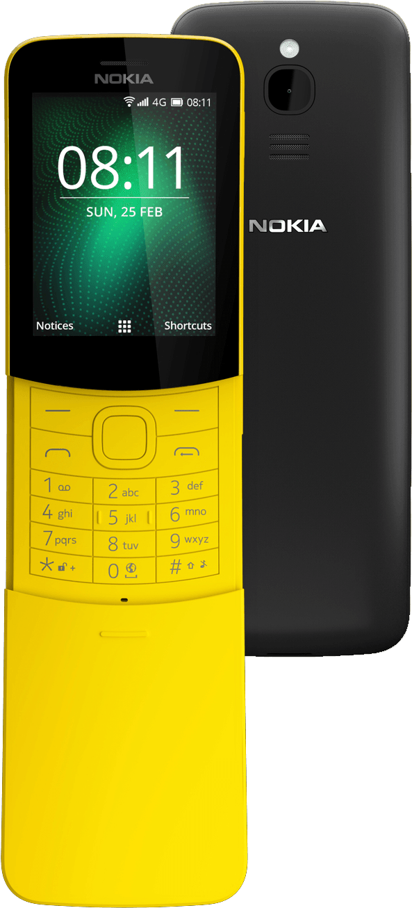 Win Nokia 8110 4g Handset - Nokia 8110 4g (1176x1433), Png Download