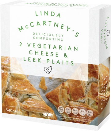Ingredients - Linda Mccartney Leek Plait (370x436), Png Download