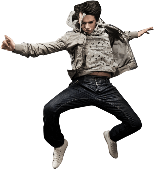 Man Jumping - Man Jumping Png (622x750), Png Download