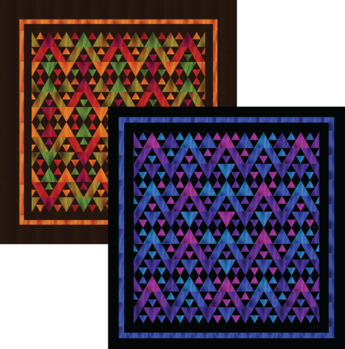 Amber Waves Quilt - Amber Waves Quilt Kit In Cotton | By Rjr Fabrics (500x506), Png Download