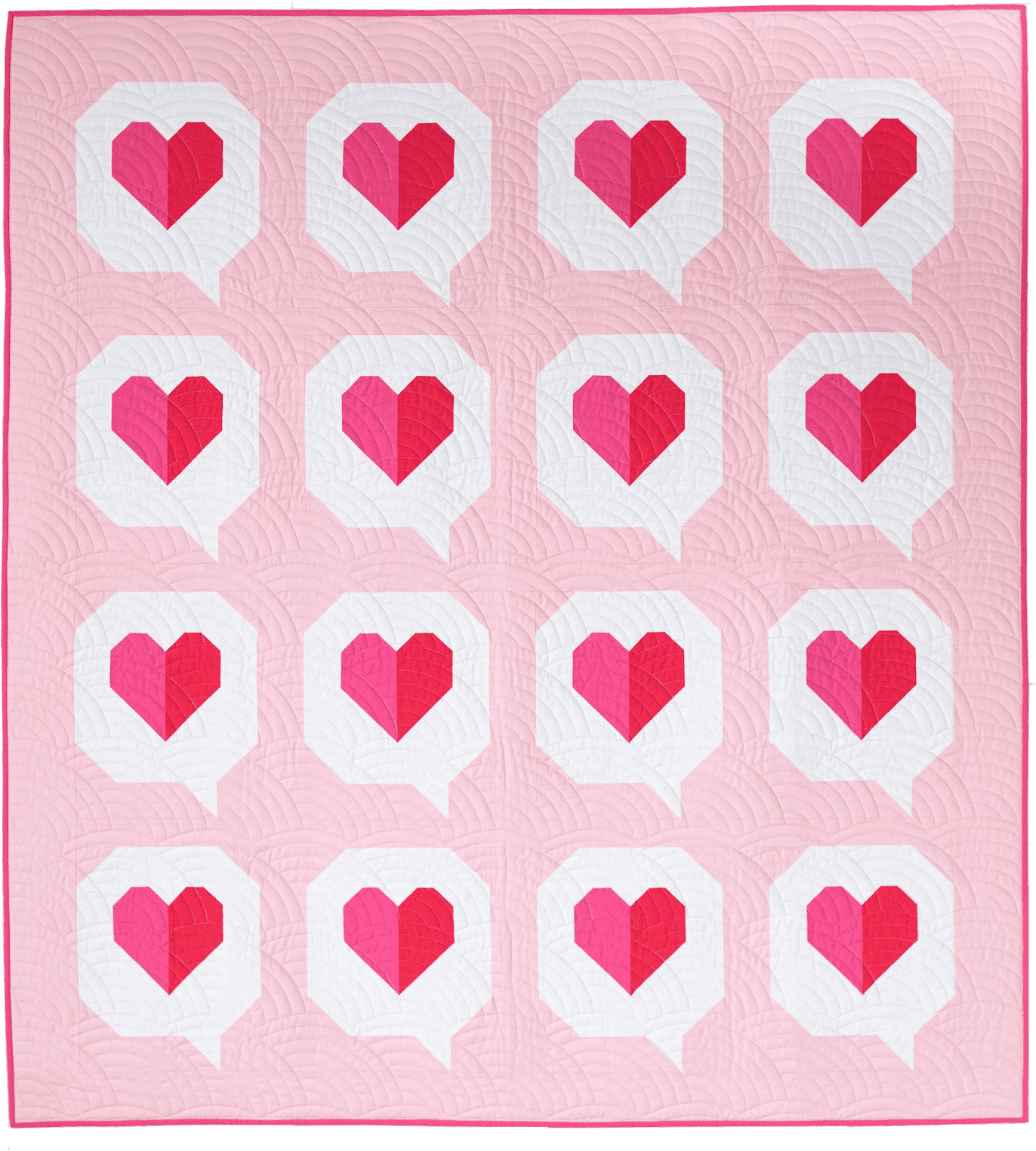 Today's Spotlight Is On My Valentine Quilt, I Heart - Heart You (1485x1600), Png Download