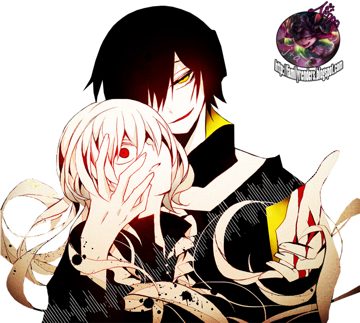 Kagerou Project Kuroha Y Mary (700x676), Png Download