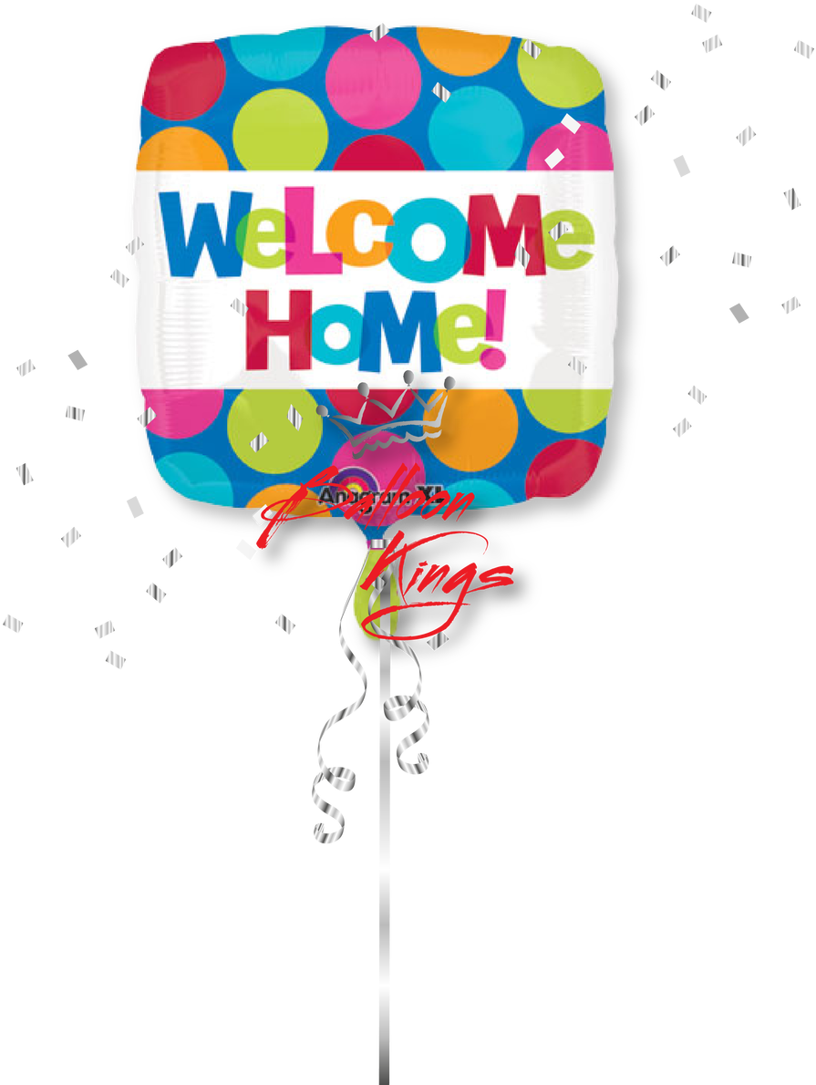 Welcome Home Dots - Welcome Home Balloon (1068x1280), Png Download