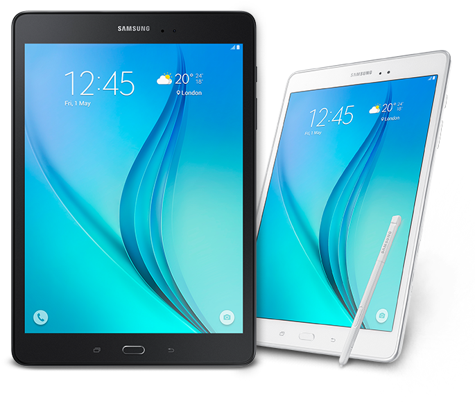 Samsung Galaxy Tab A 9.7 (t555 16gb 4g Lte) Tablet (720x632), Png Download