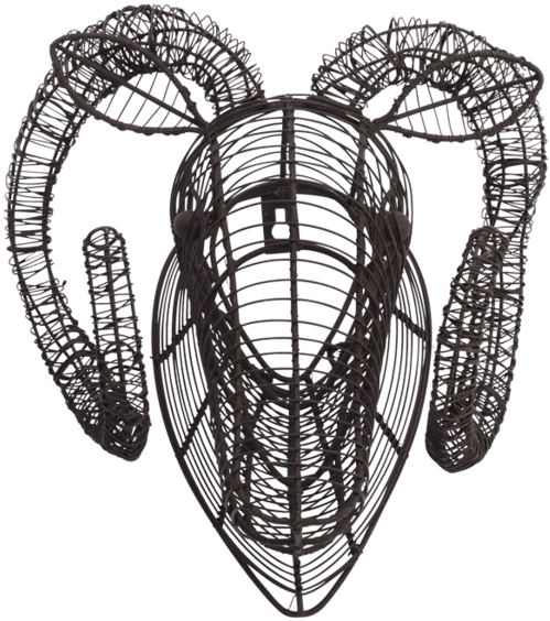 Eh Wb - Nkuku - Eco Wire Animal Head - Ram (1200x864), Png Download