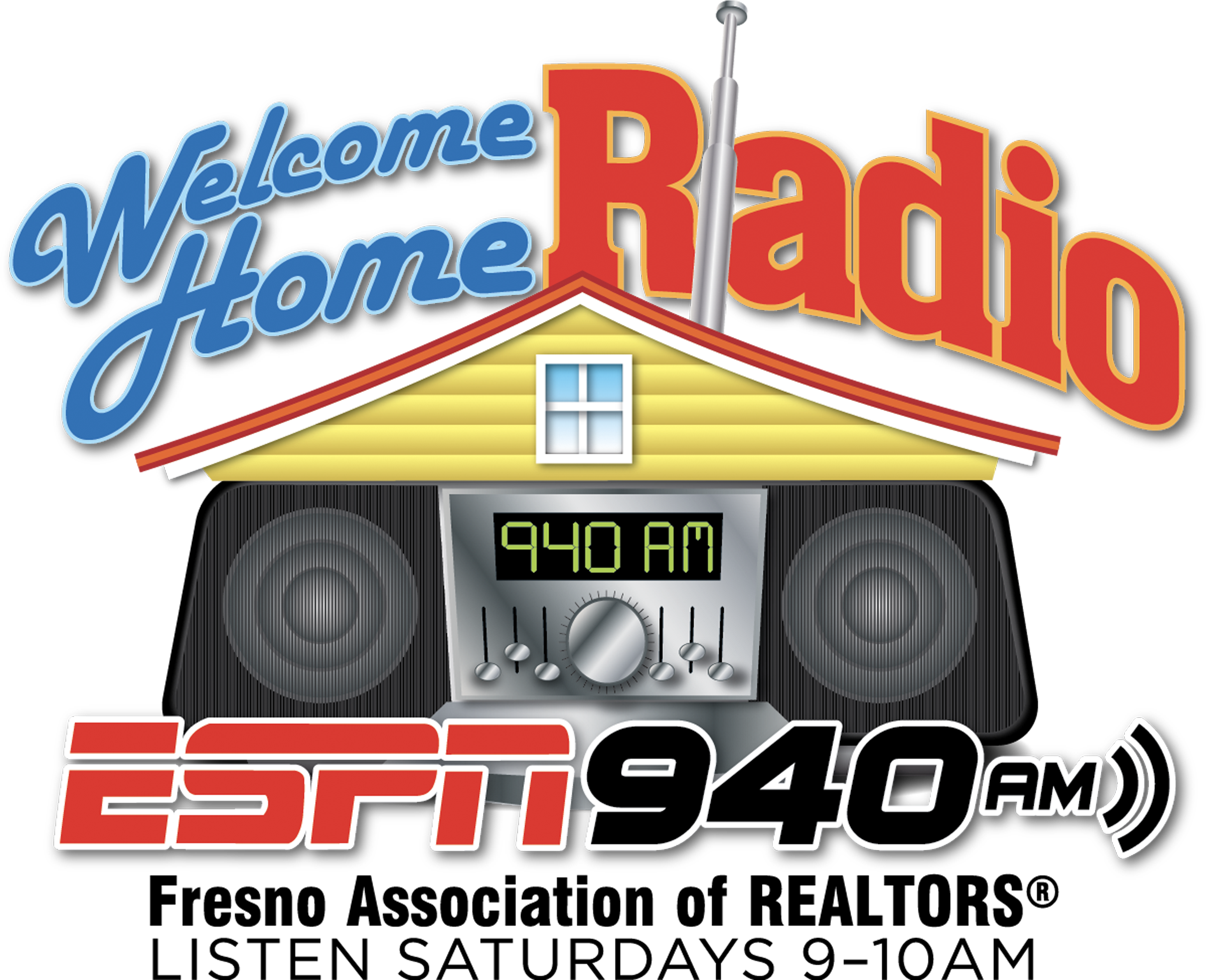 Welcome Home Radio – Fresno Association Of Realtors (3000x3000), Png Download