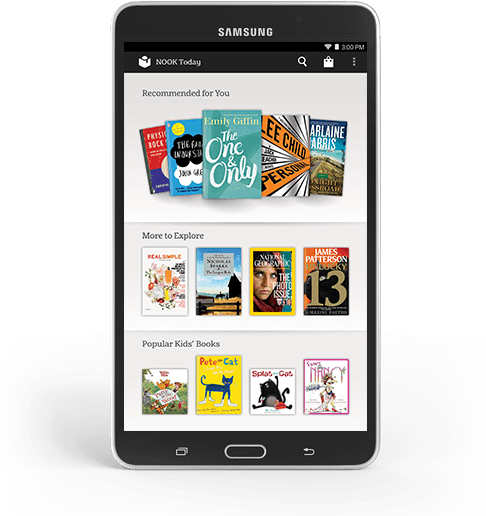 Samsung Galaxy Tab 4 Nook - Samsung Galaxy Tab A Nook (485x550), Png Download