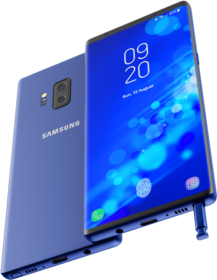 29f - Note 9 Color Purple (1000x1000), Png Download