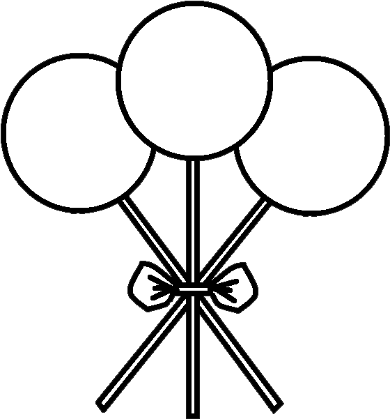 Sucker Clipart - Lollipops Black And White Clip Art (583x626), Png Download