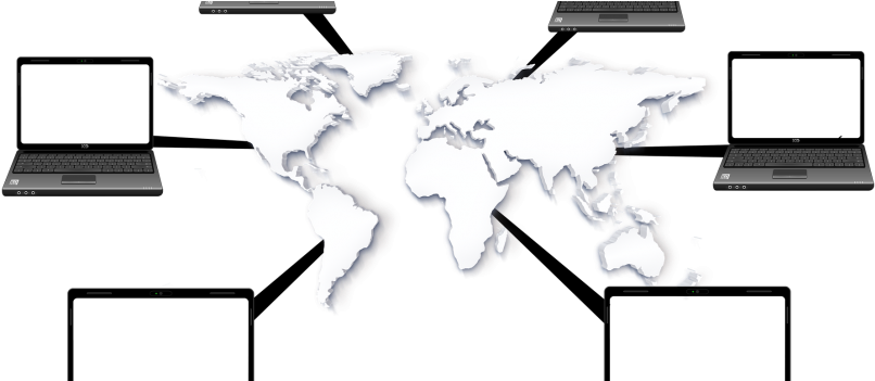 Overcoming Barriers To Online Group Work - Red De Computadoras Png (870x350), Png Download