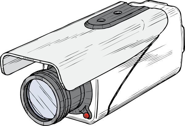 Small - Cartoon Surveillance Camera (600x409), Png Download