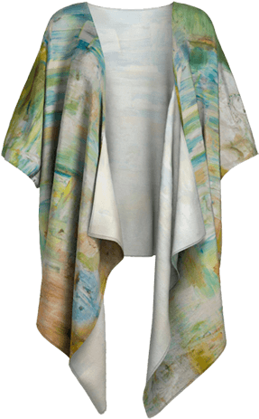Abstract Space Kimono - Gypsykimonosandmore Fairy Forest Draped Kimono (600x600), Png Download