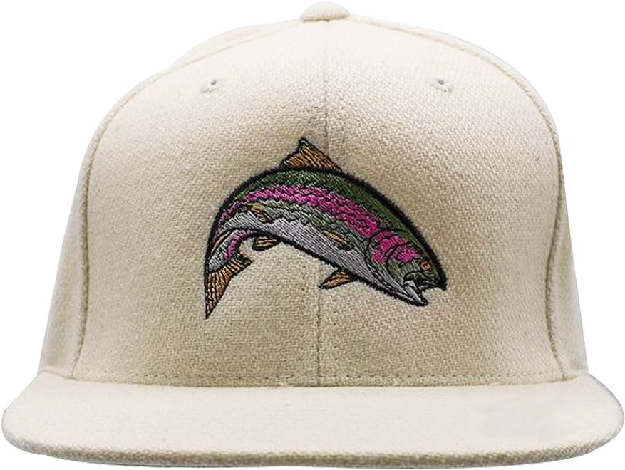 "rainbow Trout" Natural Snapback Cap - Cap (1024x1024), Png Download