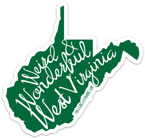 Weird Wonderful Wv Script Sticker - Confident By Anna Barnes (488x463), Png Download